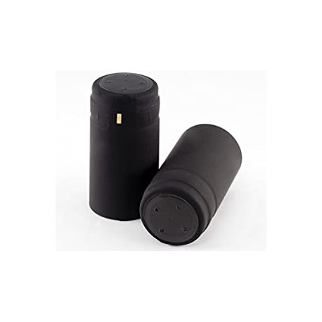 Caps for Wine Bottles - Matte Black 50 Count (31x60)