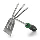 Stainless Steel Hoe and Cultivator - Hand Tiller for Gardening