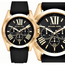 Wristwatch Mk8578 Bradshaw Chrono Black/Gold New