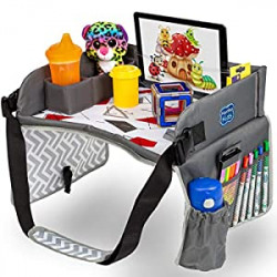 Pack 2 of Travel Tray, Toddler Car Seat Lap Tray, 16.5 x 13.5 Inches