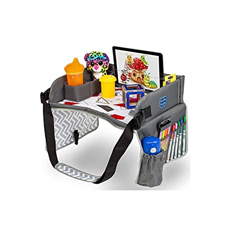 Pack 2 of Travel Tray, Toddler Car Seat Lap Tray, 16.5 x 13.5 Inches