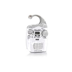 Hanging Waterproof Shower Clock Radio - Wireless Mini