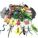 43 Pack Toys Bugs Fake Plastic Bugs and Insects for Kids