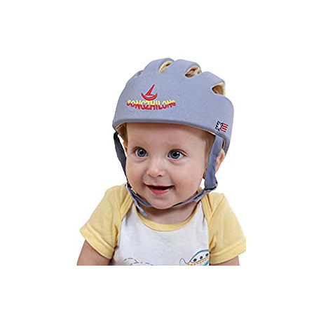 HI9 Infant Protective Hat Baby Toddler Safety Adjustable Helmet Cap Protection Head for Walking Harnesses (Grey)
