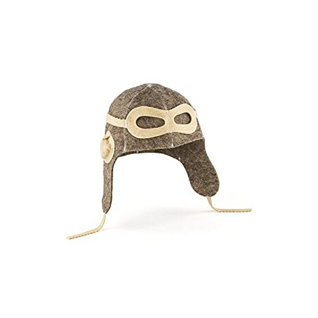 Eden Ukraine Wool Sauna Hat Embroidered Pilot
