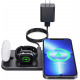 PUDOEN 3-in-1 Foldable Wireless Charging Station