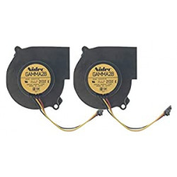 GAMMA28 24V .15A Squirrel Cage Fan with Wired Lead - 2 Pack