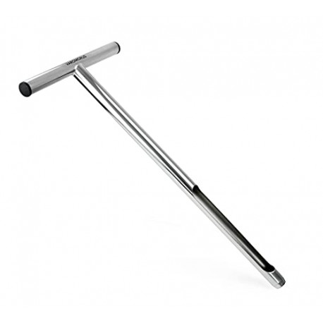Soil Sampler Probe 21" Stainless Steel Tubular T-Style Handle