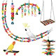 Parrot Toys,Bird Hanging Wooden