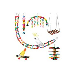 Parrot Toys,Bird Hanging Wooden