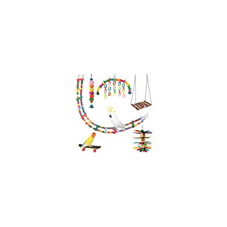Parrot Toys,Bird Hanging Wooden