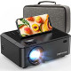 WiFi Mini Projector, DBPOWER 8000L HD Video Projector with Carrying Case&Zoom