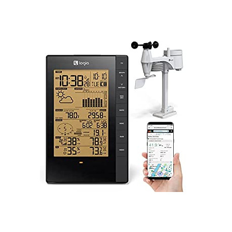 -in-1 Indoor/Outdoor Weather Station Remote Monitoring System w/PC Connect