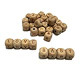 104pcs Square Wood Alphabet Letter