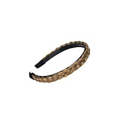 Wide Braided Headband with Teeth Hair Hoop Braid