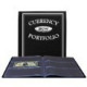 Currency Portfolio - (Dollar Bill Combo Storage Album) - Currency and Coin Collecting Supplies, Black, Pocket Size 3 7/8 x 8 1/4