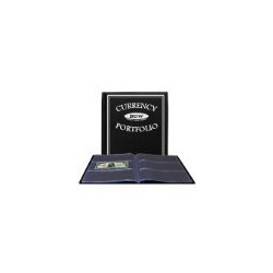 Currency Portfolio - (Dollar Bill Combo Storage Album) - Currency and Coin Collecting Supplies, Black, Pocket Size 3 7/8 x 8 1/4