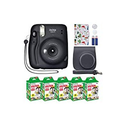 Fujifilm Instax Mini 11 Instant Camera Case Fuji Instax Film Value Pack (50 Sheets)