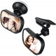 2 Pieces Baby Car Mirror Baby Rear View Seat Mirror Shatterproof Baby