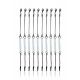 Detachable Elastic Coil-Style Lanyard Replacement (10-Pack)
