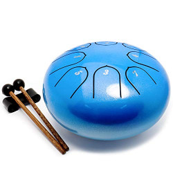 Steel Tongue Drum 8 Notes 6 inch Tank Drum C Key Percussion Steel Drum Kit