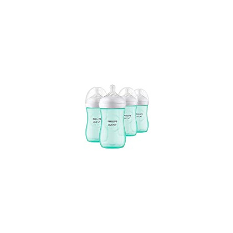 Natural Response Nipple, Teal, 9oz, 4pk, SCY903/44