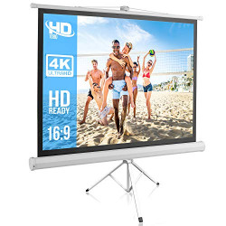 Portable Projector Screen Tripod Stand 50 inch