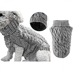 Small Medium Large Dog Puppy Cat (XL, Grey)