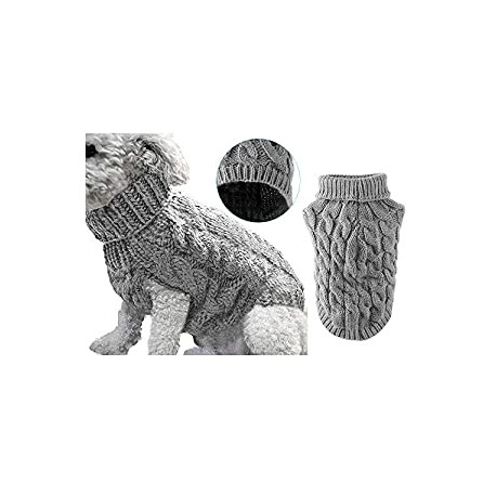 Small Medium Large Dog Puppy Cat (XL, Grey)