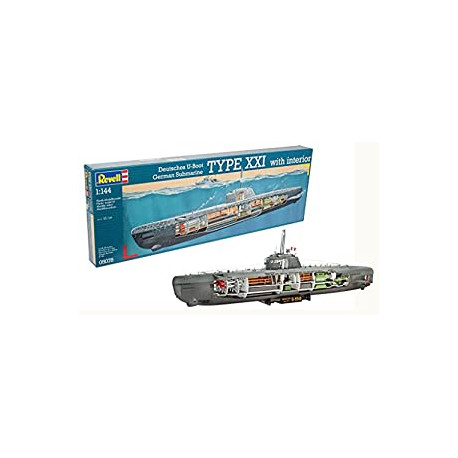U-Boat XXI Type w. Interieur Model Kit