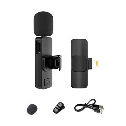 Wireless Microphone Lavalier for iPhone，Ipad Recording