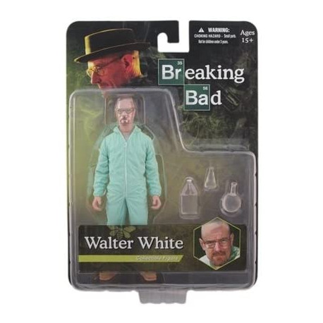Toys Breaking Bad: Green Haz-Mat Suit Walter 6" Figure, White