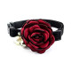 Everflowering Rose Flower Cat Dog Collar Bow Tie - Suede Puppy Necklace