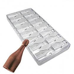 Bottle Shaped Chocolate Mold Poly-carbonate Candy Mould Hard PC Chocolate Molds