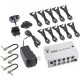 Iso-Brick Power Supply Bundle with 3 MXR Patch Cables
