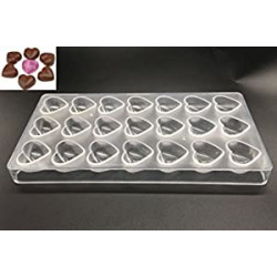 Candy Making Mold 21-Piece Tray (Heart candy mold)