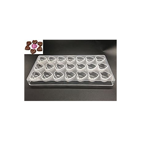 Candy Making Mold 21-Piece Tray (Heart candy mold)