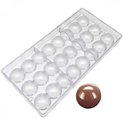 Mould PC Polycarbonate Hemisphere Chocolate Mold (s 1.2inch)