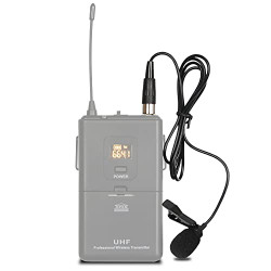 Microphone Lapel Mini XLR 3 Pin TA3F Tie Clip On Lavalier