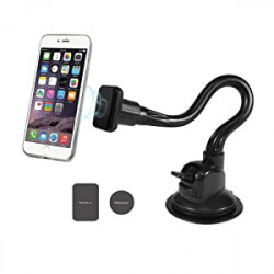 Magnetic Phone Car Mount - Windshield Phone Holder for Car with 12"