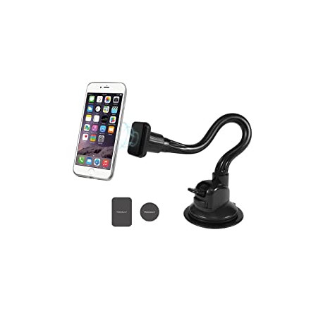 Magnetic Phone Car Mount - Windshield Phone Holder for Car with 12"