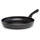 Grande Non-Stick Fry Pan With Handle, Aluminum, 12.5" Large, Black