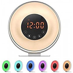 Wake Up Light Alarm Clock, Digital Sunrise Alarm Clock