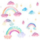 Wall Decals Cloud Wall Decals Watercolor