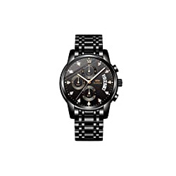 Men's Watches Diamonds Wristwatches Sports Fashion Chronograph Functions Calendar