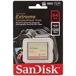 SanDisk 64GB Extreme CompactFlash Memory Card