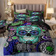 Set Queen 3 Pieces Comforter Cover Set with 2 Pillowcases
