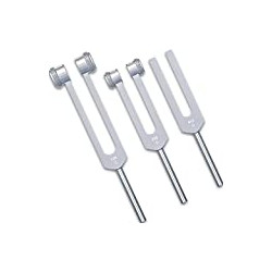 Set of 3 Pcs, Aluminum Sensory Tuning Forks C 128