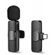 USB C Wireless Lavalier Plug Play Microphone Mini Lapel