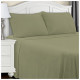 Deep Pockets Fitted Sheet - Sage, Queen Size